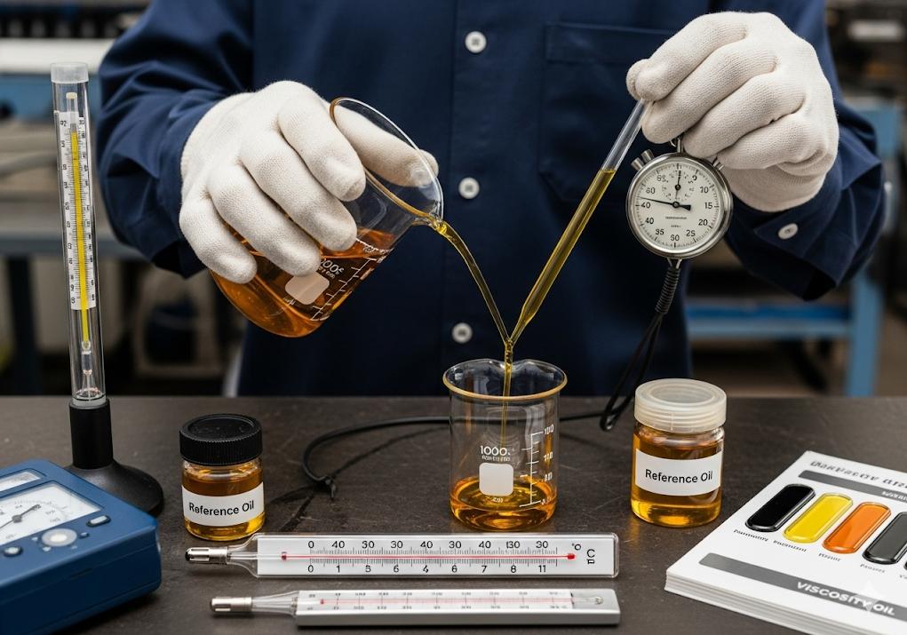 Cách kiểm tra độ nhớt của dầu thủy lực và những lưu ý quan trọng