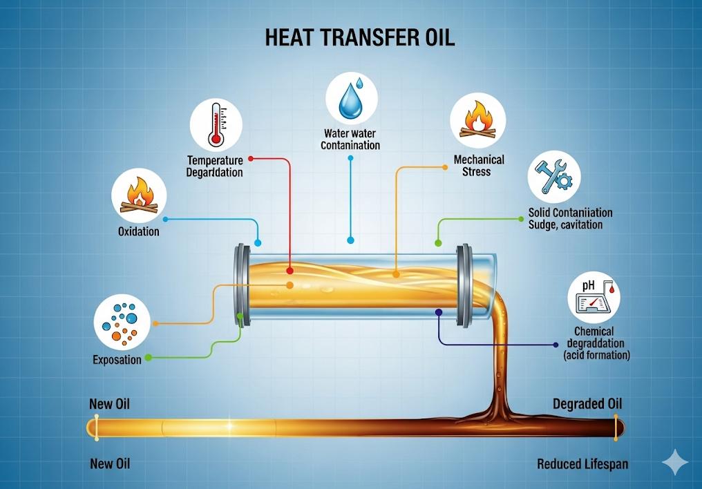 Những Yếu Tố Ảnh Hưởng Đến Tuổi Thọ Của Dầu Truyền Nhiệt: Chia Sẻ Kinh Nghiệm Từ Các Chuyên Gia